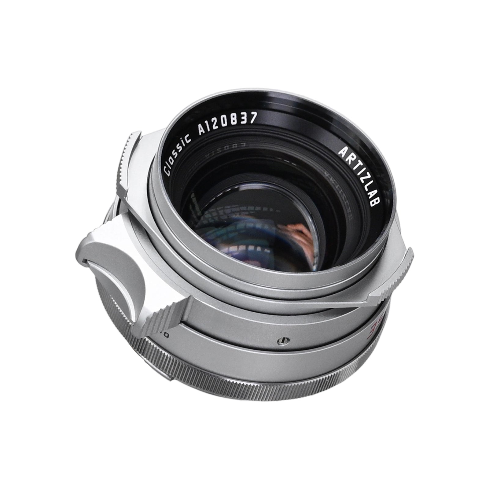 Artizlab Classic 35mm f1.4 manual lens, silver version, classic vintage design