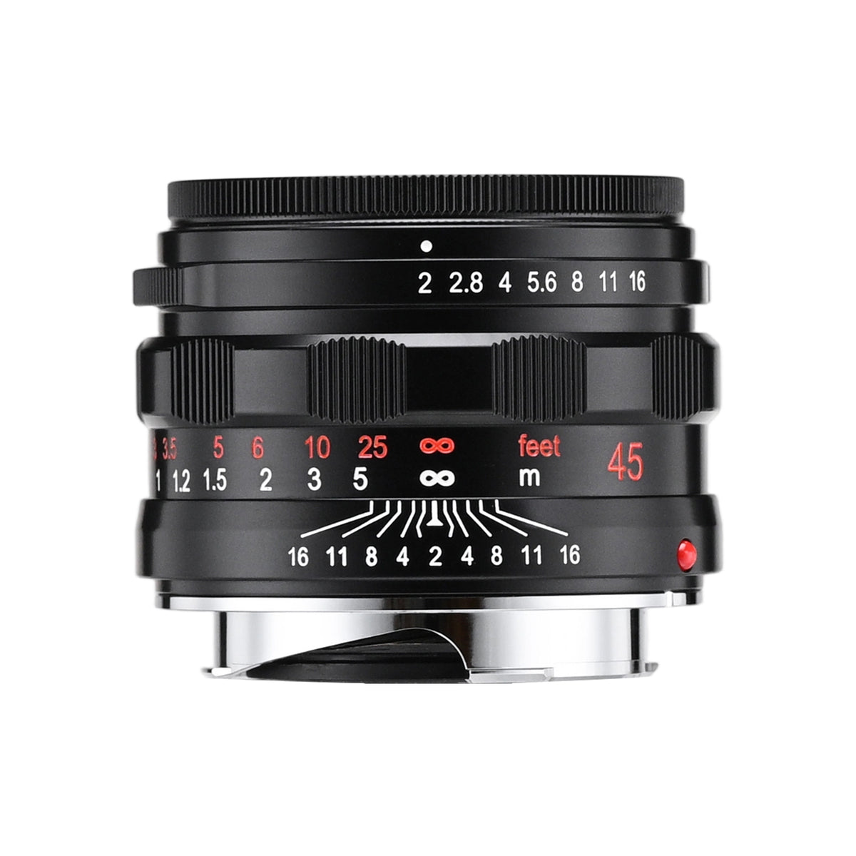 Funleader contax g45 f2 to leica m converted lens black